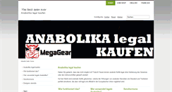 Desktop Screenshot of anabolika-legal.com